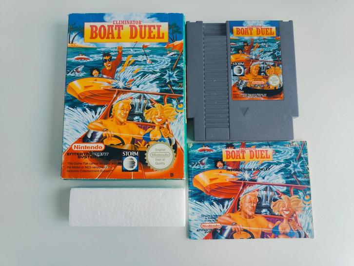 Eliminator Boat Duel COMPLEET PAL B NINTENDO NES, Spelcomputers en Games, Games | Nintendo Super NES, Gebruikt, Avontuur en Actie