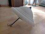 Plafondlamp met glazen kap, Ophalen, Gebruikt, Glas, Modern