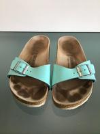 GRATIS VERZENDEN | BIRKENSTOCK turkooizen slippers 38, Slippers, Zo goed als nieuw, Birkenstock, Verzenden