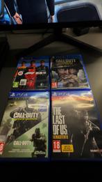 Call of Duty, Last of Us, Race spel - PS4, Spelcomputers en Games, Online, Gebruikt, Vanaf 18 jaar, Shooter