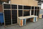 Vakkenkast vakkenwand met bureau | Sloophout, Huis en Inrichting, Ophalen of Verzenden, Gebruikt, Bureau