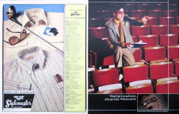 10 vintage advertenties reclames kleding 1981 mode fashion, Verzamelen, Merken en Reclamevoorwerpen, Gebruikt, Ophalen of Verzenden