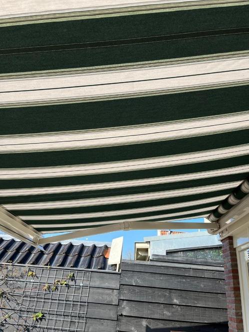zonnescherm verano salou, Tuin en Terras, Zonneschermen, Zo goed als nieuw, Knikarmscherm, 150 tot 300 cm, 450 cm of meer, Elektrisch