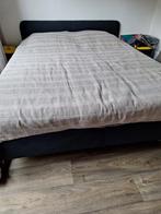 Logeerbed incl. matras & topper - Zo goed als nieuw!, Ophalen, Zwart, Tweepersoons, Zo goed als nieuw