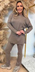 Heerlijk zacht huispak - Maat M, Kleding | Dames, Huispakken, Ophalen of Verzenden, Zo goed als nieuw, Maat 38/40 (M), Bruin