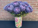 Nieuwe prachtige bloemen paars groot boeket tafelboeket, Binnen, 3811 JM, Info@rodebeagle.nl, Rode Beagle Kunstbloemen