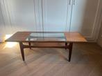G Plan Salontafel Mid Century Stijl met Glas, Ophalen, Gebruikt, Mid century, 100 tot 150 cm