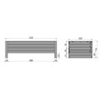 Woood Bedbank Dennis met Lade (Zonder Matras), Huis en Inrichting, Slaapkamer | Bedden, Ophalen, Gebruikt, 90 cm, Eenpersoons