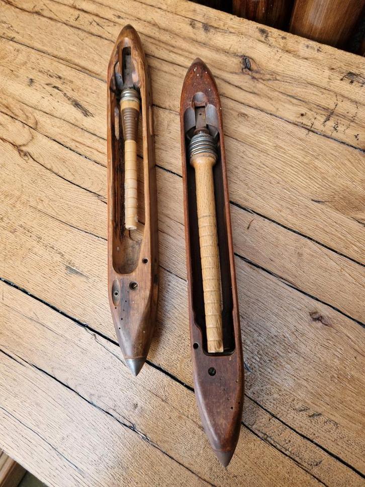 Vintage Weefspoelen - Set van 2, Antiek en Kunst, Antiek | Overige Antiek, Ophalen