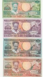 mooie set biljetten van 25-100-250-500 suriname ongebruikt, Ophalen of Verzenden
