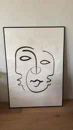 Paper collective - poster plus lijst, Ophalen of Verzenden, Zo goed als nieuw, Metaal of Aluminium, 50 tot 75 cm