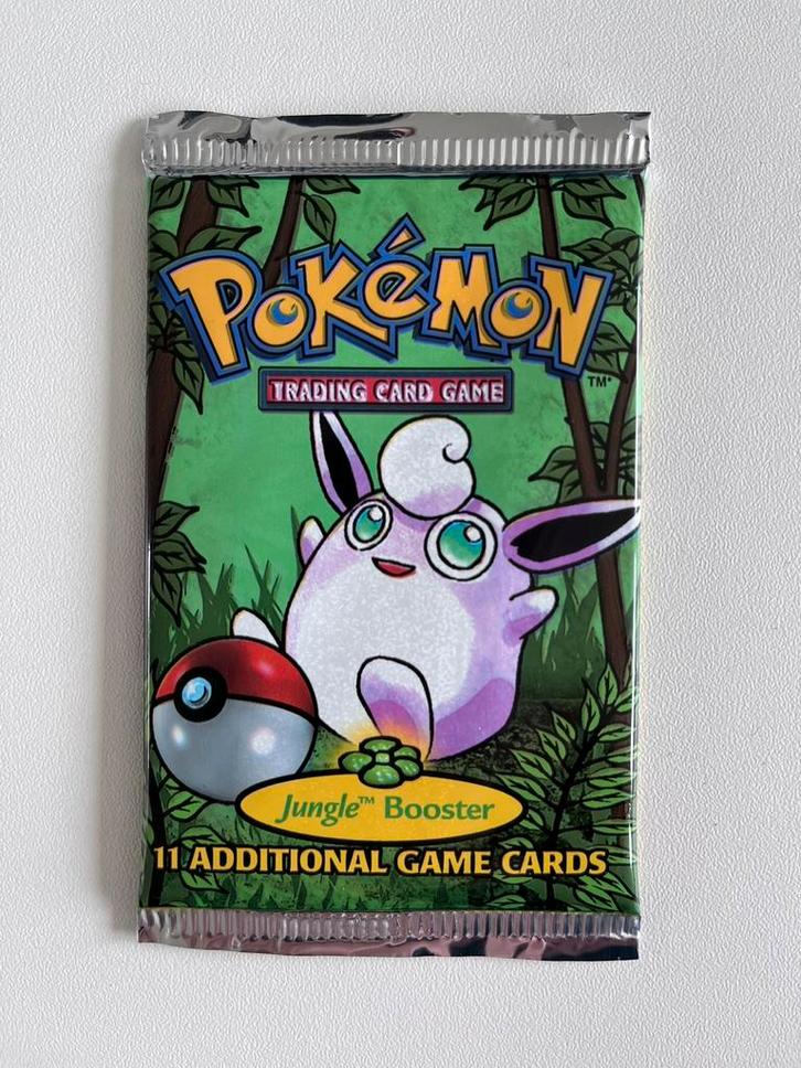 Pokémon Heavy 21.3g Sealed Jungle Booster pack 1999, Hobby en Vrije tijd, Verzamelkaartspellen | Pokémon, Zo goed als nieuw, Booster