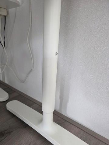Ikea Bekant verstelbaar bureau 120 x 80 cm (wit) - afbeelding 6