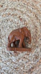 Houten massieve olifant, Ophalen of Verzenden
