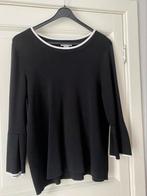 Mooie zwarte top van H&M maat L, Verzenden, Zo goed als nieuw, Zwart, Korte mouw