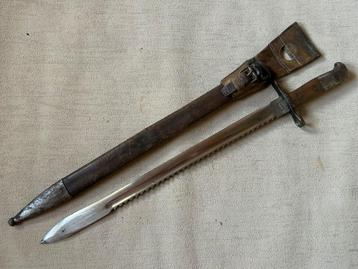 wo1 - Zwitserse zaagtandbajonet pionier Mod 1906 beschikbaar voor biedingen