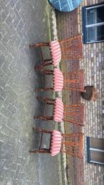 4 mooie stoelen oud rose bekleding bezorgen mogelijk vinted, Ophalen of Verzenden