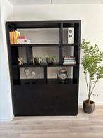 Huus Boekenkast - Zwart, Ophalen, 100 tot 150 cm, 200 cm of meer, Zo goed als nieuw
