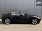 BMW Z4 Roadster 2.0i S Cabrio Leer Airco Stoelverwarm Aux, Auto's, 13 km/l, Beige, 4 cilinders, Zwart