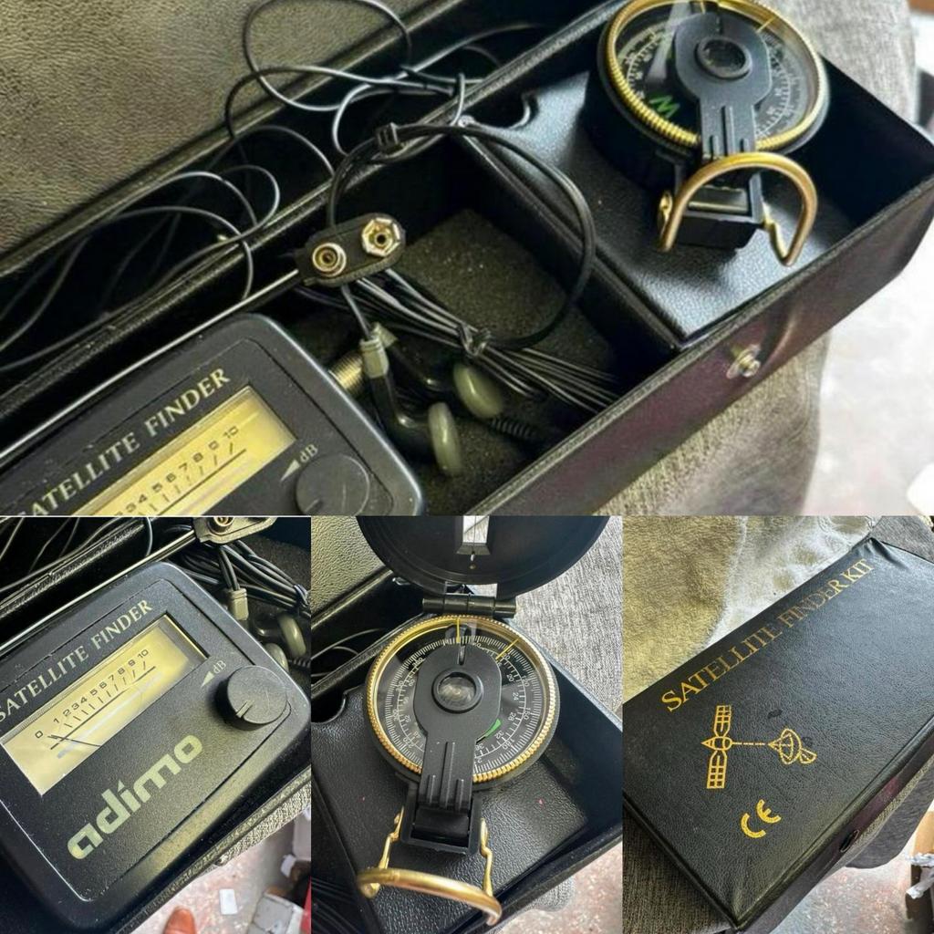 Sateliet zoeker set met toebehoren, Ophalen of Verzenden, Gebruikt, Overige typen