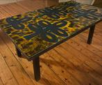 Vintage keramiek salon tafel, Ophalen, Zo goed als nieuw, 50 tot 100 cm, Minder dan 50 cm