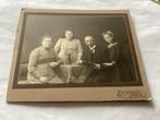 Oude familiefoto, W. Zimmermann Amsterdam 14x16 cm, Antiek en Kunst, Kunst | Tekeningen en Foto's, Ophalen of Verzenden