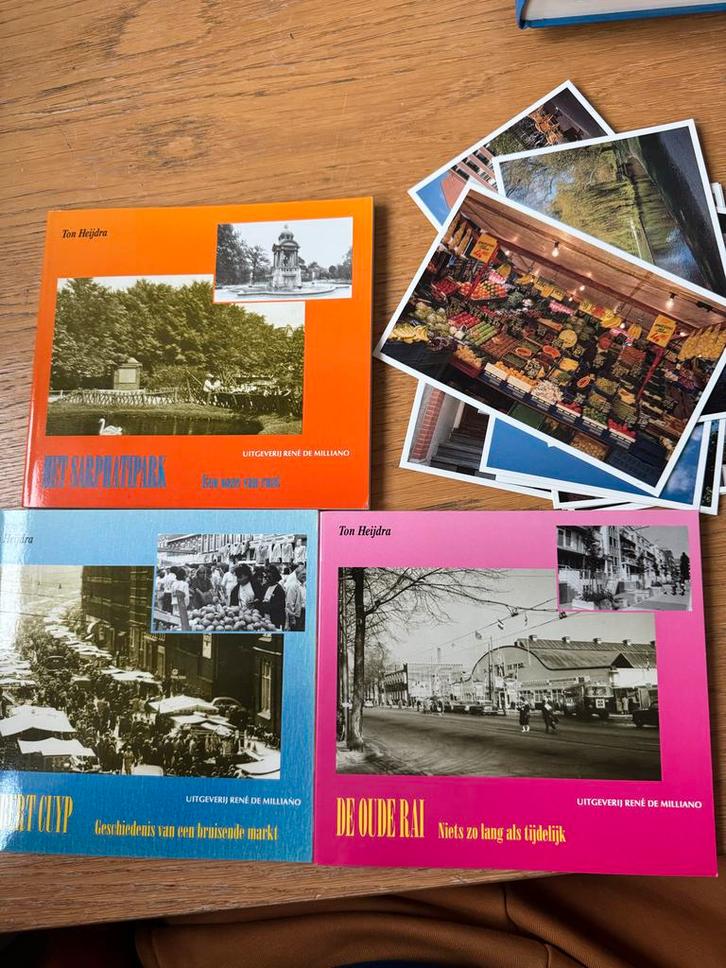 Ton Heijdra boekjes + Amsterdam ansichtkaarten, Boeken, Geschiedenis | Stad en Regio, Zo goed als nieuw, 20e eeuw of later, Ophalen of Verzenden