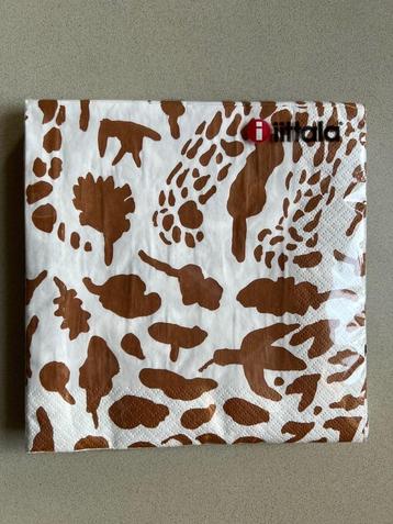 Iittala papieren servetten cheetah Bruin 33 x 33 cm NIEUW beschikbaar voor biedingen