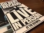 LP GILBERT BÉCAUD, LIVE IN PERSON AT THE OLYMPIA, PATHÉ, Ophalen of Verzenden, 1960 tot 1980, Zo goed als nieuw, 12 inch