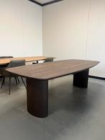 Deens ovaal japandi poot dark roast kleur 240x110, Huis en Inrichting, Tafels | Eettafels, Japandi, 100 tot 150 cm, -, -