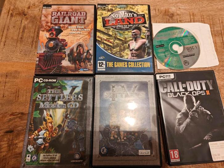 PC Games Collectie, Spelcomputers en Games, Games | Pc, Gebruikt, Strategie en Constructie, 1 speler, Vanaf 12 jaar, Eén computer
