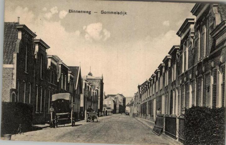 Sommelsdijk Binnenweg uitg L. vroegindewei, Verzamelen, Ansichtkaarten | Nederland, Ongelopen, Zuid-Holland, Voor 1920, Verzenden