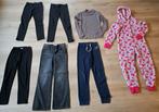 Pakket kleding meisje maat 122-128 en 134-140 incl onesie, Ophalen of Verzenden, Gebruikt, Maat 128