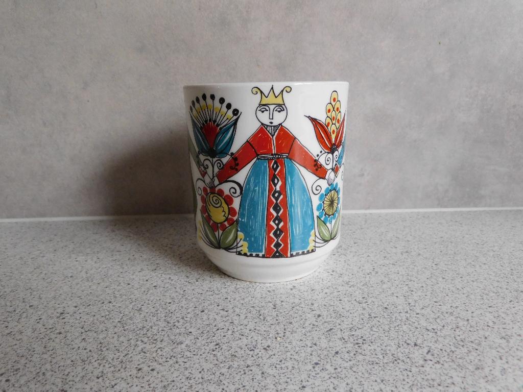 Mok 10x8,5 cm. Saga Figgjo Flint Norway, Huis en Inrichting, Keuken | Servies, Ophalen of Verzenden, Zo goed als nieuw, Overige stijlen