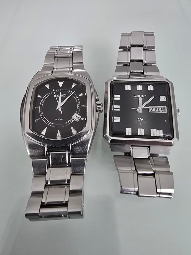💥💥💥TWEE SEIKO TE KOOP💥💥💥, Sieraden, Tassen en Uiterlijk, Armbanden, Zo goed als nieuw, Zilver, Zilver, Ophalen of Verzenden