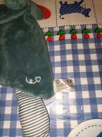 Konijn knuffeldoekje kruidvat groen met knisper in oreni, Ophalen of Verzenden, Zo goed als nieuw, Konijn