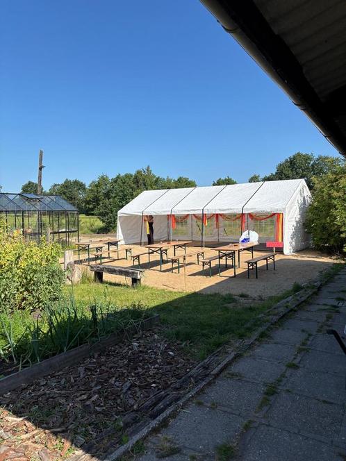 Huur Partytent, partytent huren, huur tent 5x10, Tuin en Terras, Partytenten, Partytent, 5 tot 8 meter, Minder dan 4 meter, Ophalen of Verzenden