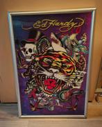 Ed Hardy poster in lijst, Ophalen, Zo goed als nieuw, Reclamebord