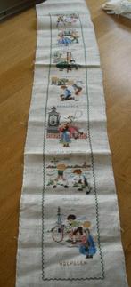 Vintage borduurwerk Kinderspelen - schellekoord..., Ophalen of Verzenden, Nieuw, Handborduren, Overige typen