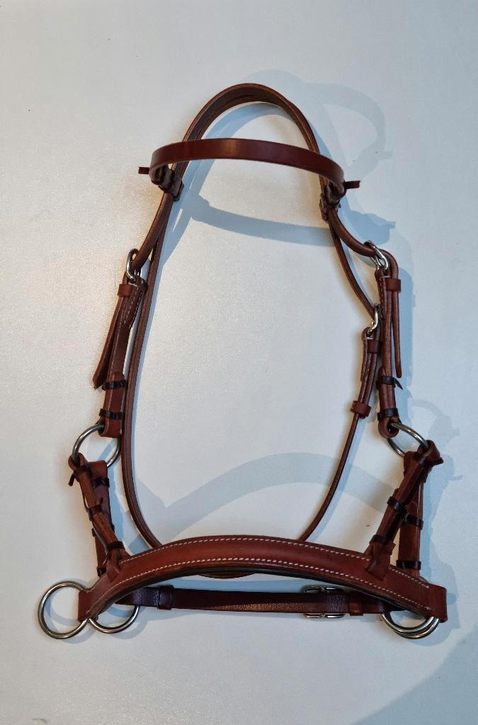 Stonedeek bitloos sidepull hoofdstel, Dieren en Toebehoren, Paarden en Pony's | Hoofdstellen en Tuigage, Zo goed als nieuw, Overige soorten