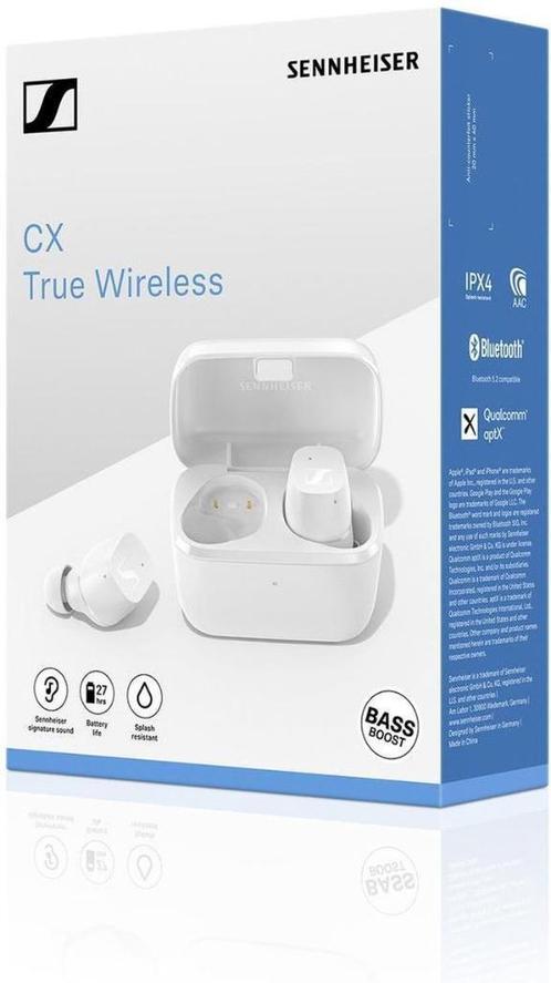 Sennheiser CX True Wireless Wit  NIEUW in Doos, Telecommunicatie, Mobiele telefoons | Oordopjes, Nieuw, In gehoorgang (in-ear)