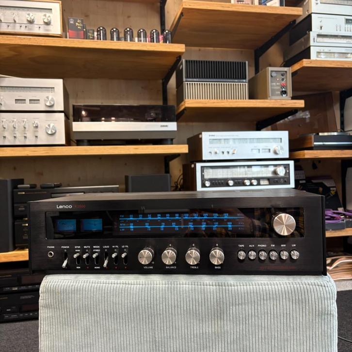 Lenco R-2500 Receiver | Garantie | Vintage Audio Repair, Audio, Tv en Foto, Versterkers en Receivers, Refurbished, Stereo, Minder dan 60 watt