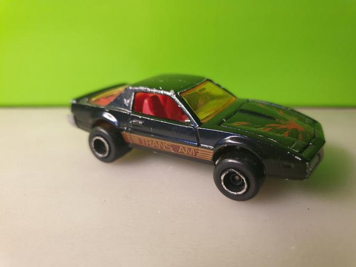 Majorette 248 - Pontiac Firebird Trans-Am [zwart] 1/62 ##, Hobby en Vrije tijd, Modelauto's | Overige schalen, Gebruikt, Auto