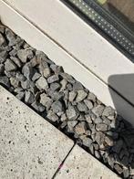 Basalt split 8-16mm antraciet 130kg in 4 zaken, Tuin en Terras, Grind, Keien en Split, Ophalen, Antraciet, Zo goed als nieuw, Split