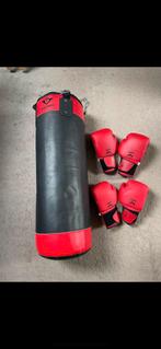 Boxbal complete set incl handschoen en ophangsysteem, Ophalen of Verzenden, Zo goed als nieuw, Bokshandschoenen