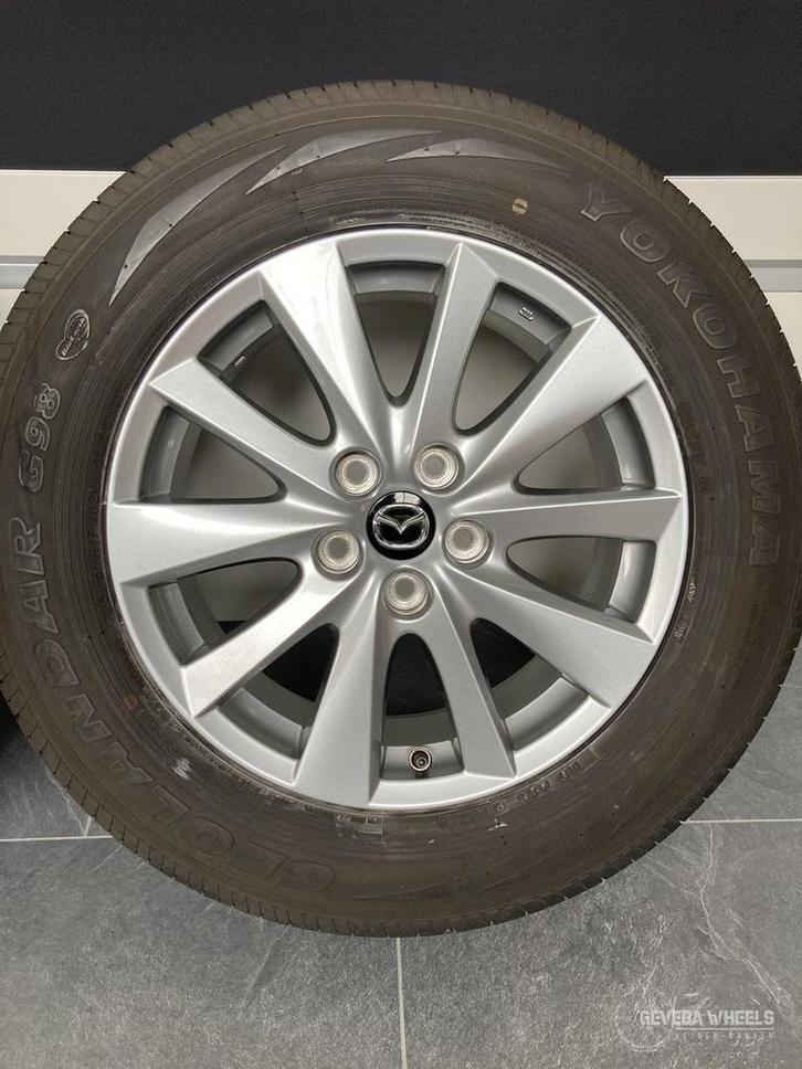 17” originele Mazda CX-5 velgen banden 5x114.3 9965 66 7070, Auto-onderdelen, Banden en Velgen, Banden en Velgen, Zomerbanden