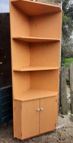 Mooie hoekkast vurenhout, Huis en Inrichting, Ophalen, Gebruikt
