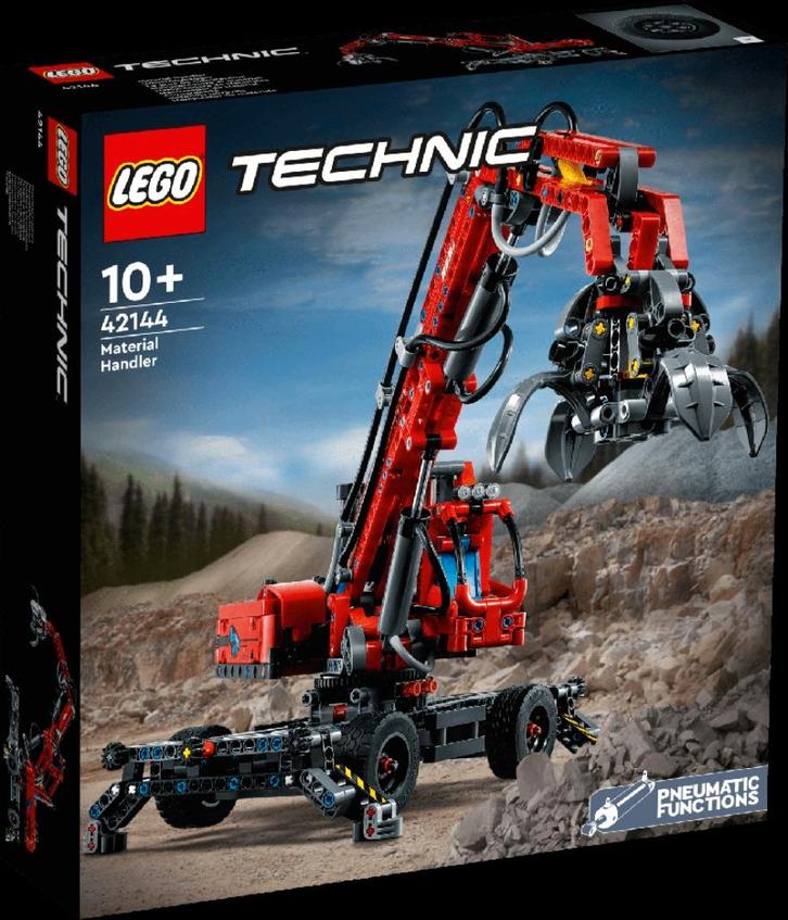 Lego Technic 42144 Material Handler, Kinderen en Baby's, Speelgoed | Duplo en Lego, Zo goed als nieuw, Lego, Complete set, Ophalen of Verzenden