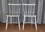 2 Jaren 60 eet tafel stoelen per 2 voor 25 euro, Huis en Inrichting, Stoelen, Ophalen, Zo goed als nieuw