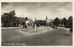Schiedam, Burg. Knappertlaan - auto - 1950 gelopen, Ophalen of Verzenden, 1940 tot 1960, Ongelopen, Zuid-Holland
